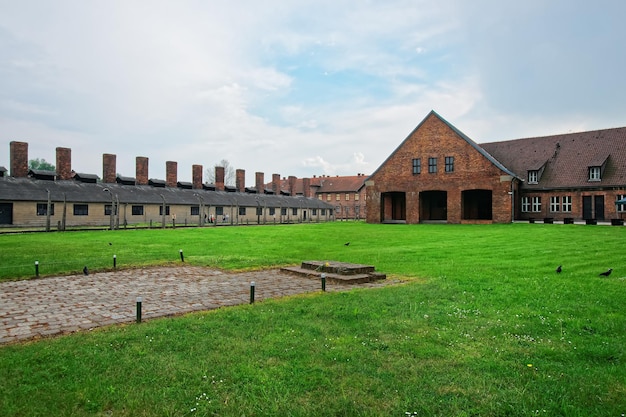 Crematorio del campo de concentración de Auschwitz, Polonia.