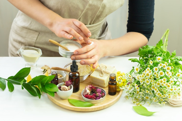 Creme artesanal com ingredientes naturais orgânicos