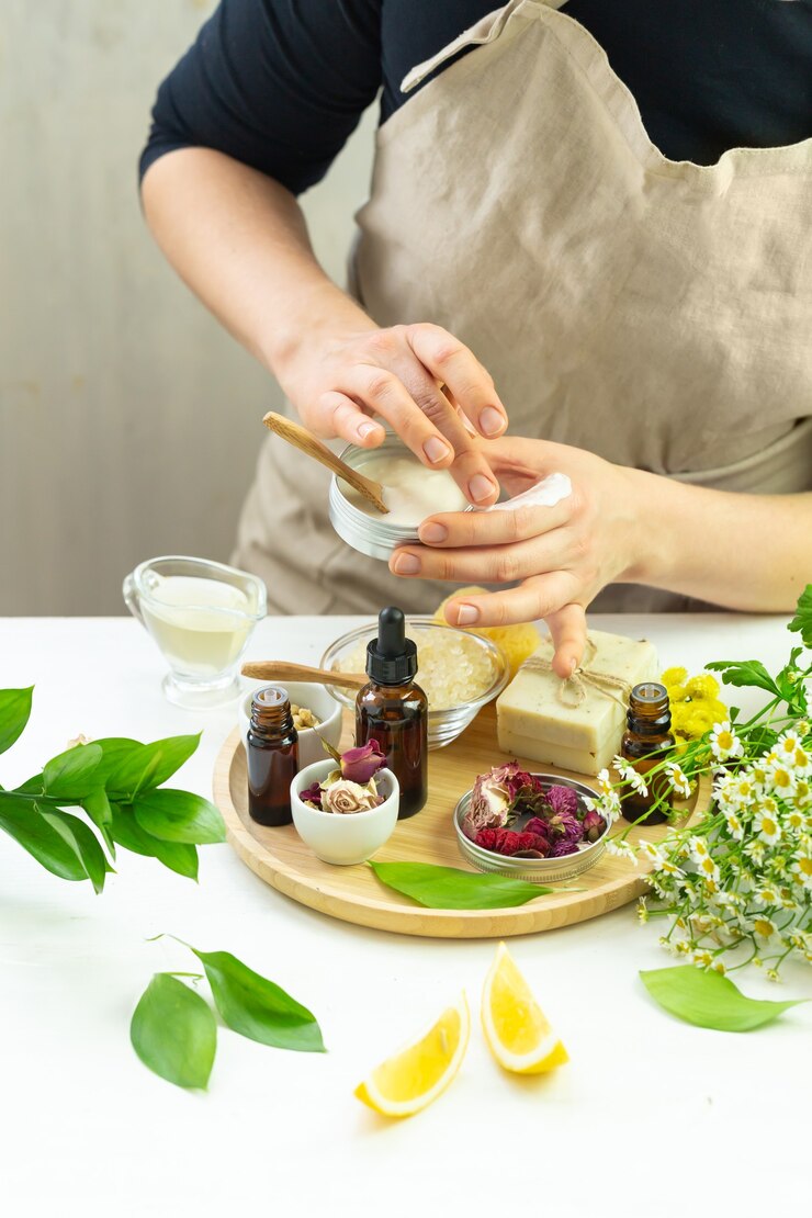 Creme artesanal com ingredientes naturais orgânicos
