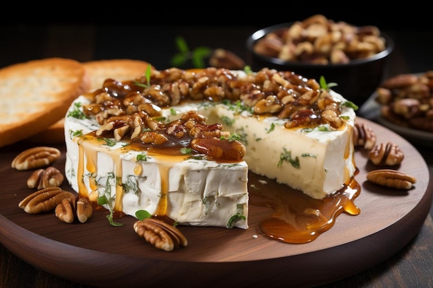 Creme-Boursin-Käse aus Ahornpecan
