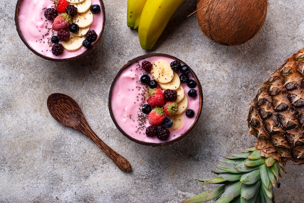 Creme congelado com Açaí