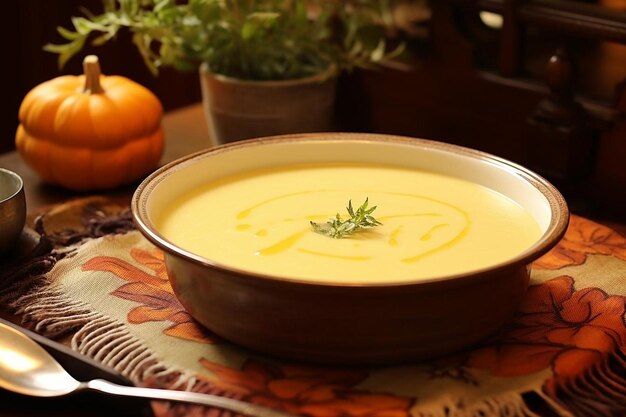 Creme de sopa de outono