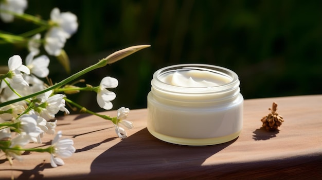 creme facial cosméticos femininos naturais