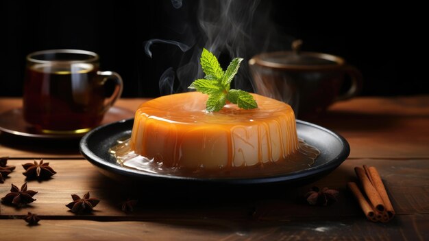 Creme-Karamell-Flan-Karamell-Pudding