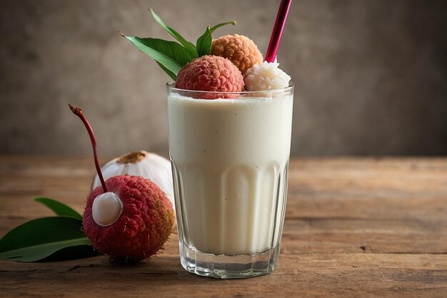 Creme-Lichee-Kokosnuss-Lassi