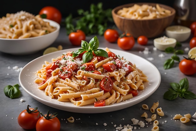 Cremy Pasta Pomodoro veganes Rezept