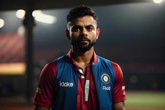 Creó una imagen de hombre que se parece a Virat Kohli creada con IA generativa