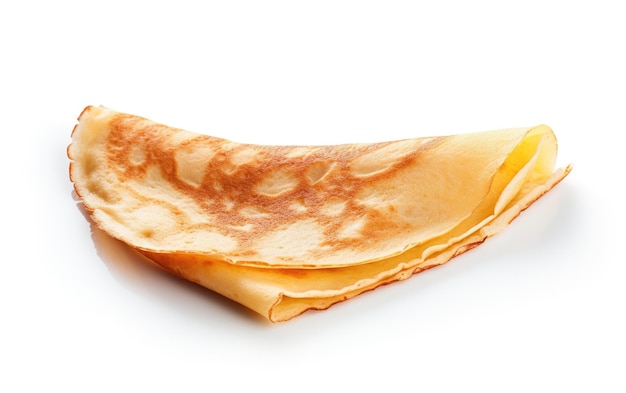 Foto crepe delicioso em fundo branco