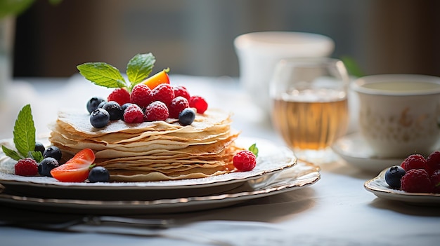 Crepes de bayas y felicidad