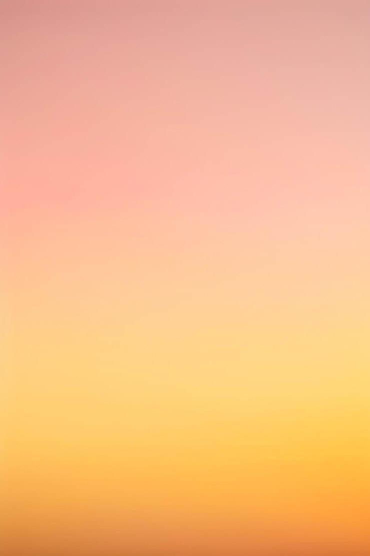 Foto el crepúsculo de verano se fusiona de melocotón a amarillo dorado con un efecto de gradiente cálido