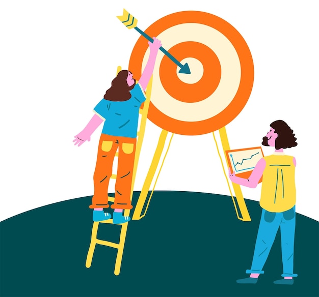 Crescimento do desempenho Png de uma empresa em ilustração plana