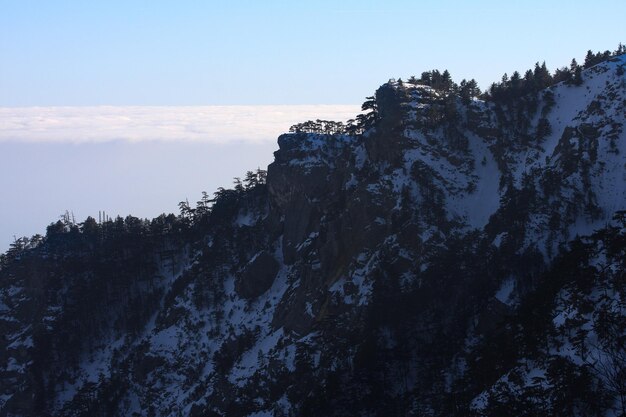 cresta de la montaña