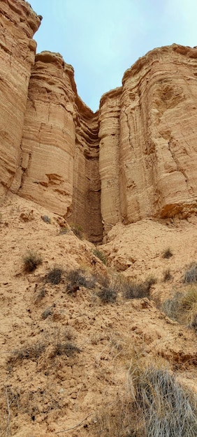 Crestas y acantilados de los badlands de gorafe granada