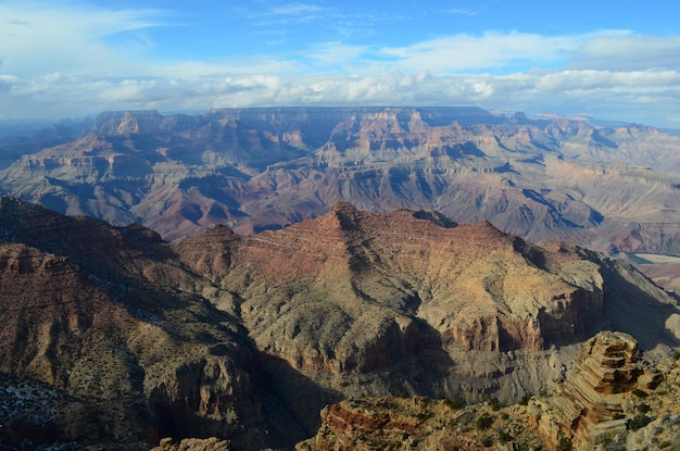 Crestas y laderas del Gran Cañón