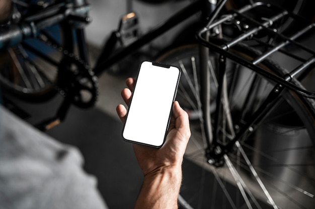 Foto criação de bicicletas na oficina