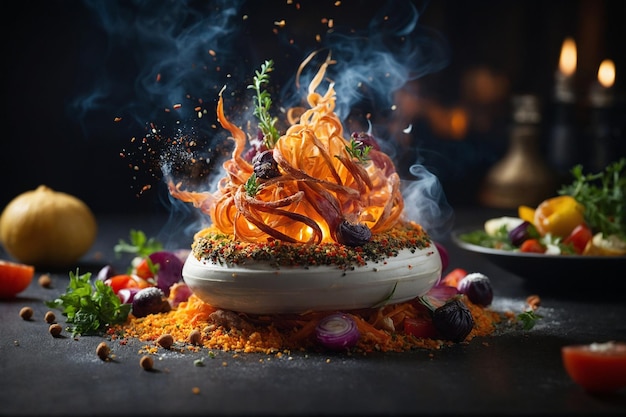Criações culinárias mestrado culinário arte gastronômica visuais deliciosos delicias saborosas comida estética