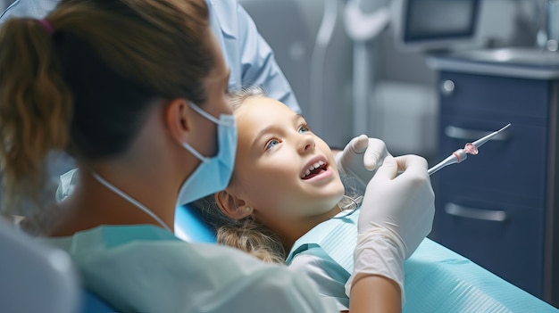 Criança africana feliz feliz na cadeira odontológica depois de reparar crianças dentárias no dentista momento fácil