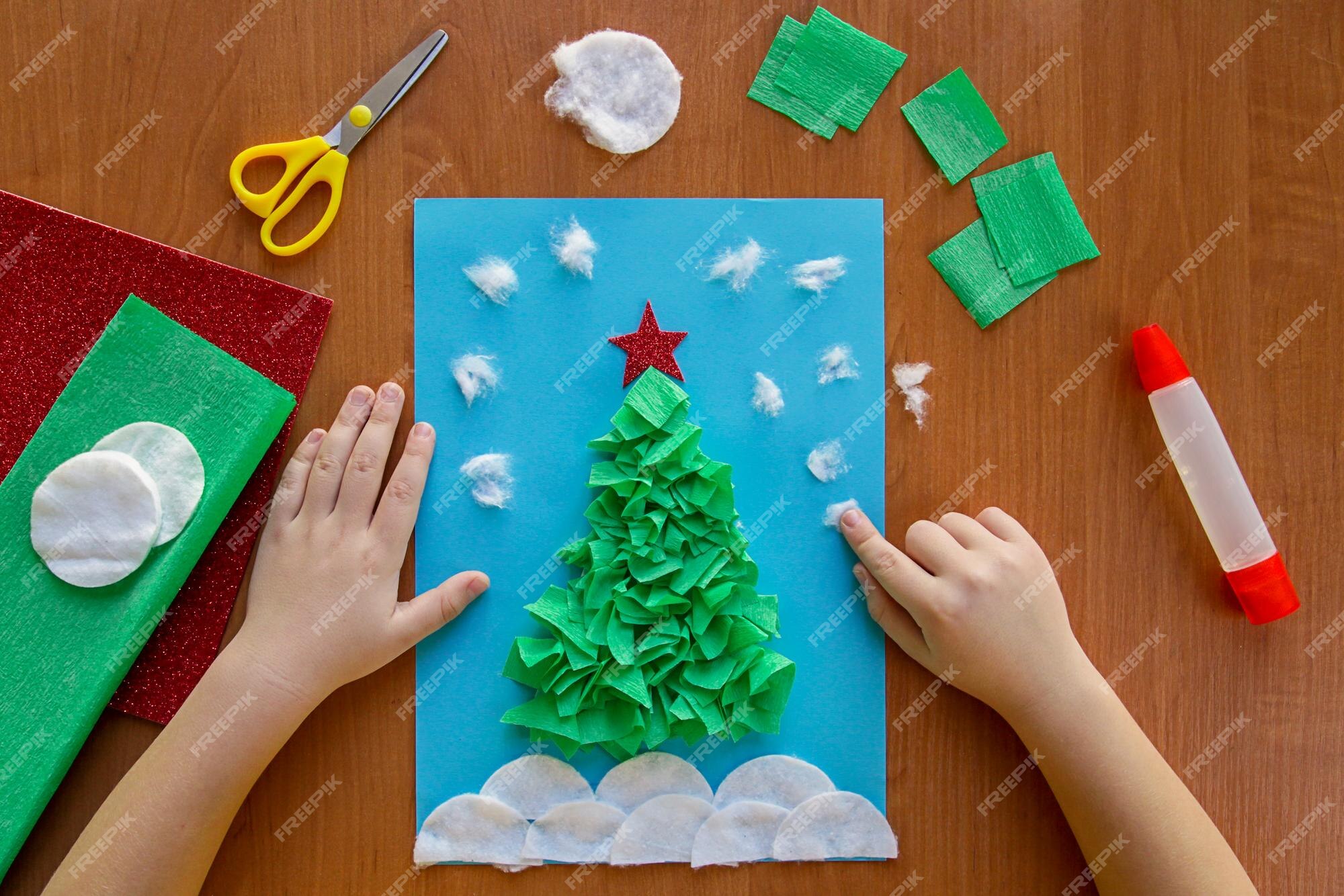 Árvore de Natal  Árvore de Natal Infantil DIY