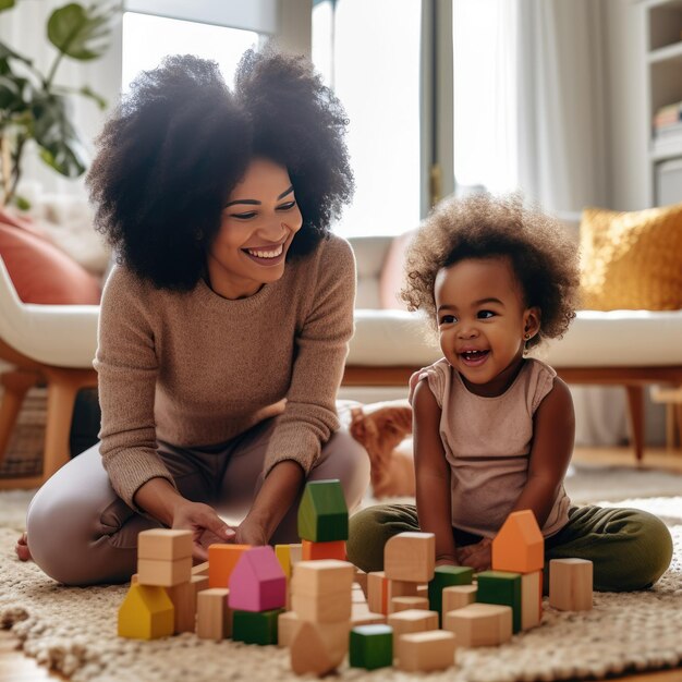 Crianças brincando com seus brinquedos