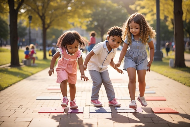 Download Gratuito de Fotos de Parque infantil amarelinha cobra