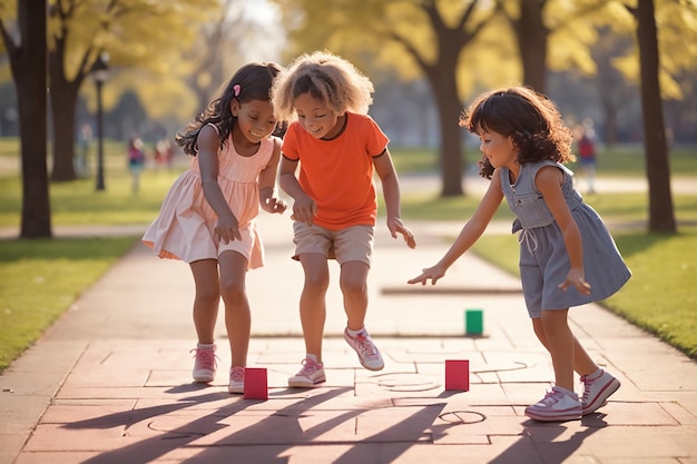 Download Gratuito de Fotos de Parque infantil amarelinha cobra