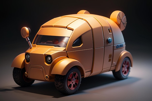 Crianças carro de brinquedo crianças como presente carro modelo papel de parede fundo ilustração hd carro de controle remoto