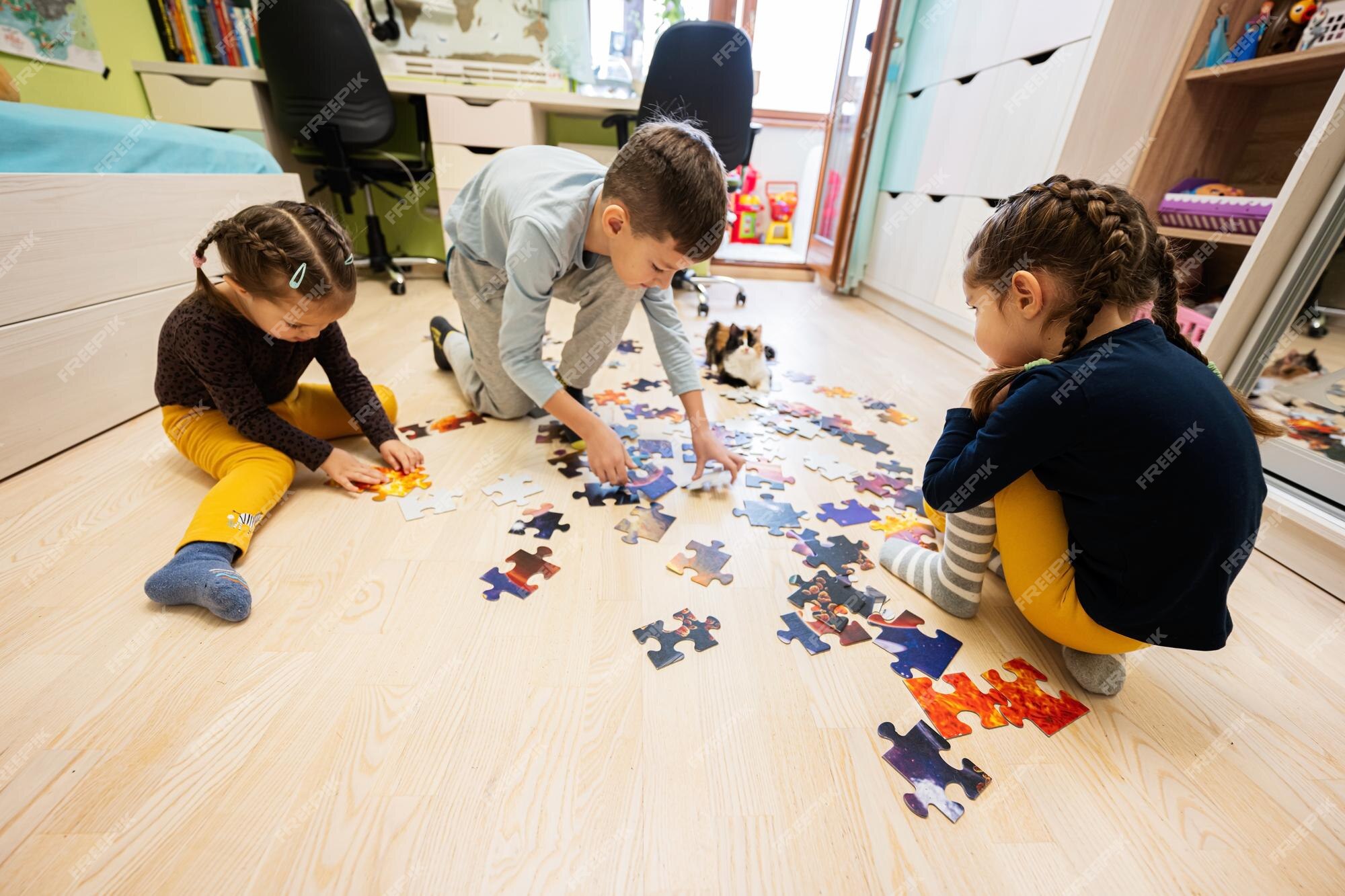 Quarto das Crianças quebra-cabeça em Infantil quebra-cabeças em