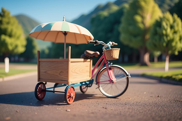 Crianças triciclo brinquedo bicicleta papel de parede fundo infância feliz tempo fotografia obras