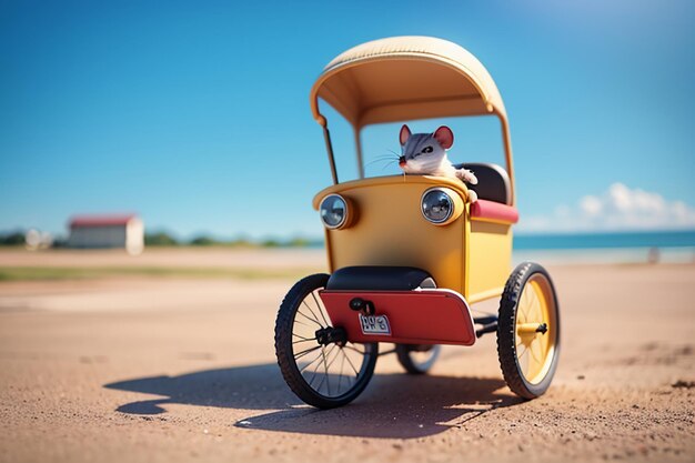 Foto crianças triciclo brinquedo bicicleta papel de parede fundo infância tempo feliz fotografia obras