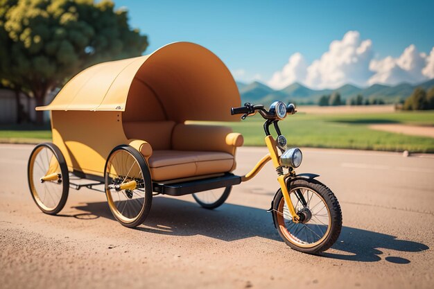 Crianças triciclo brinquedo bicicleta papel de parede fundo infância tempo feliz fotografia obras