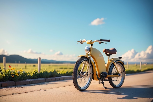 Crianças triciclo brinquedo bicicleta papel de parede fundo infância tempo feliz fotografia obras