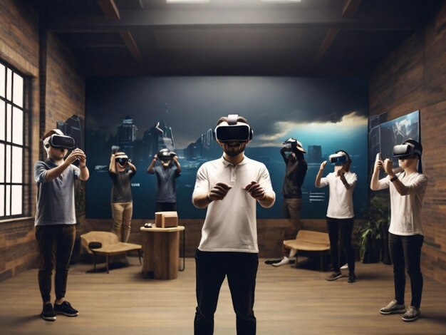 Criar um modelo de realidade virtual para uma plataforma de exercícios de formação de equipes de realidade virtual1