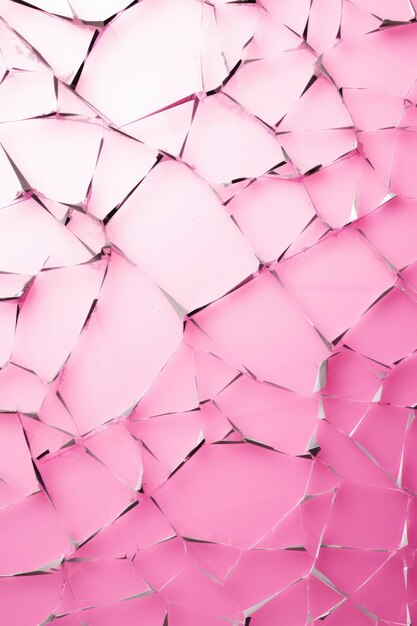 Foto criar uma imagem de papel de parede de vidro quebrado mínimo que vai parecer exibição é quebrado rosa ar 23 trabalho
