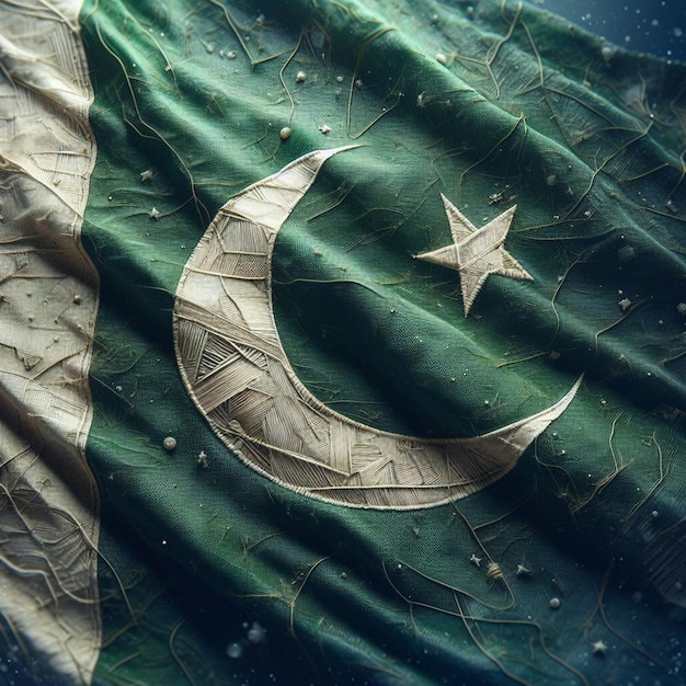 Foto criativa tradicional e contemporânea bandeira foto gratuita do dia do paquistão gerado ai