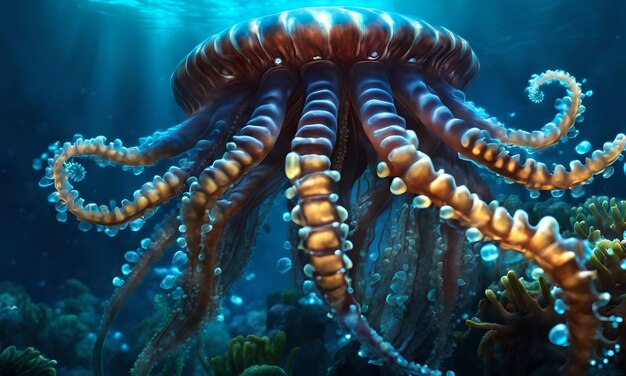 Criaturas Bioluminescentes do Mar Profundo
