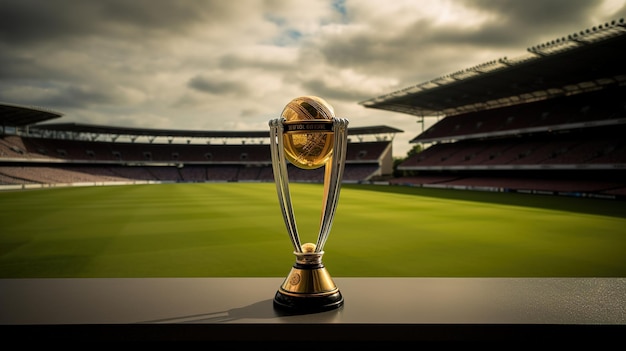 Cricket World Cup Trophy Generative Ai