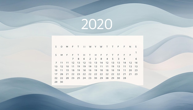 Crie um calendário visualmente deslumbrante para 2024