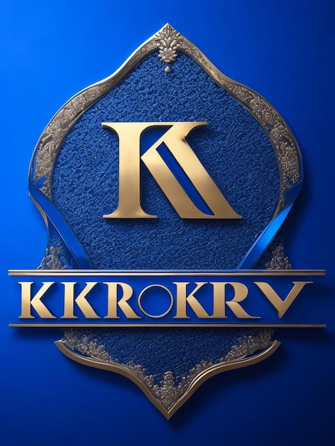 Foto crie um logotipo alfabético de comprimento completo para o khabro