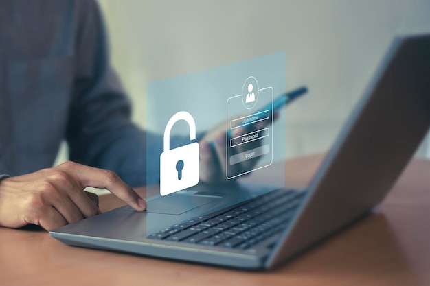 Criptografia de segurança e login na Internet