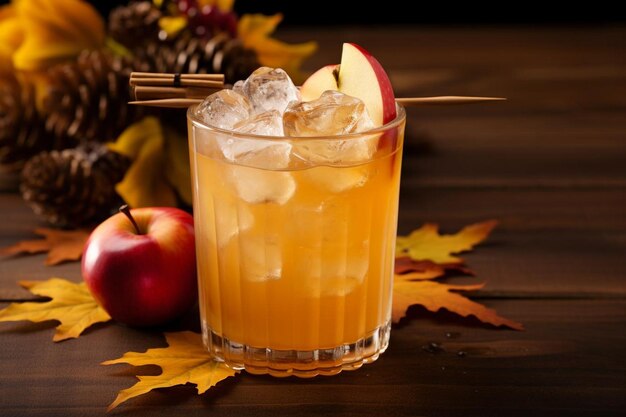 Foto crisp harvest ambrosia apple juice