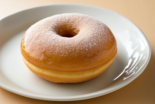 Crispe und glasierter Donut