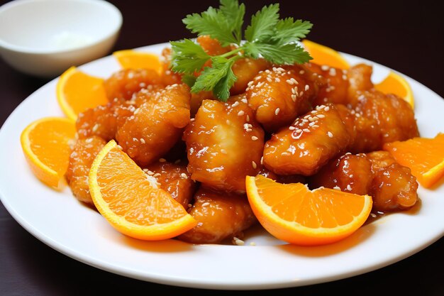 Crispy Orange Chicken Chinesisches Essen