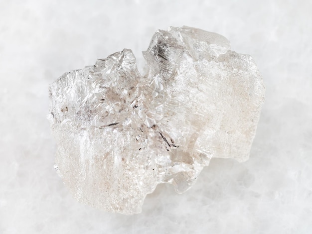 Cristal bruto de pedra preciosa Danburita em branco
