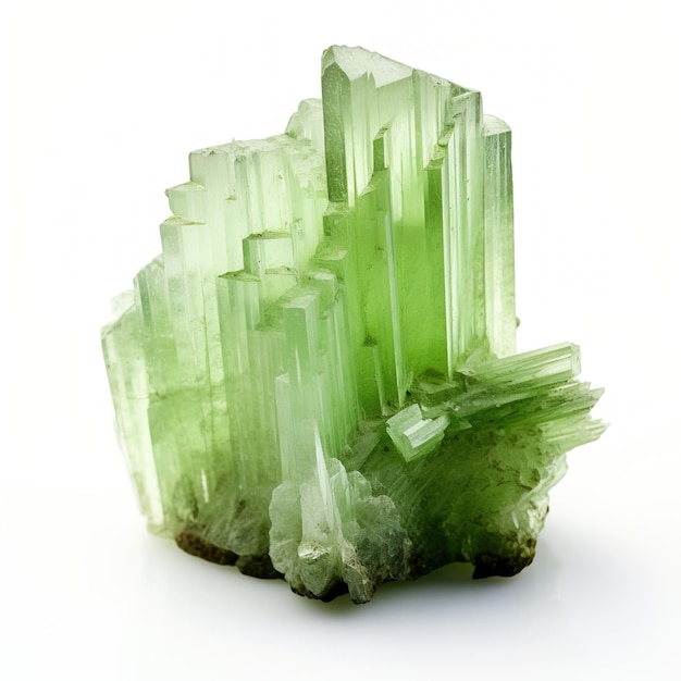 Cristal mineral verde