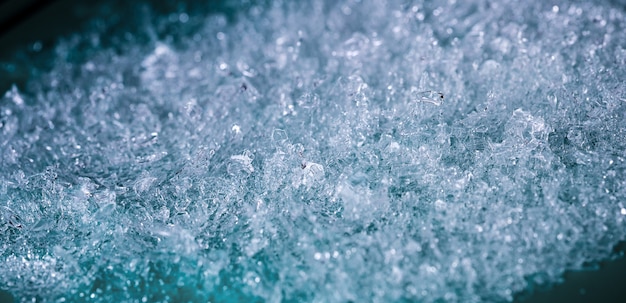 Foto cristales de hielo, de textura de hielo.