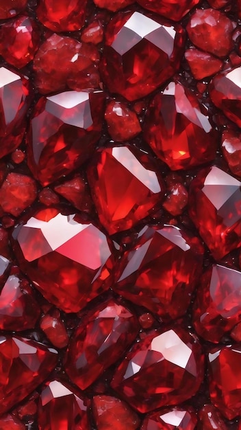 Cristales rojos con tracería en relieve de piedra