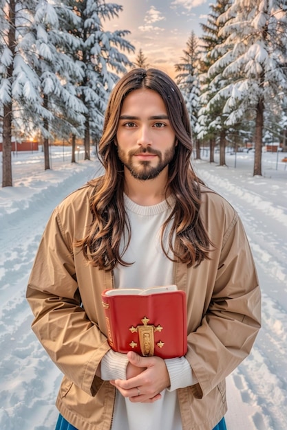 cristiano con biblia