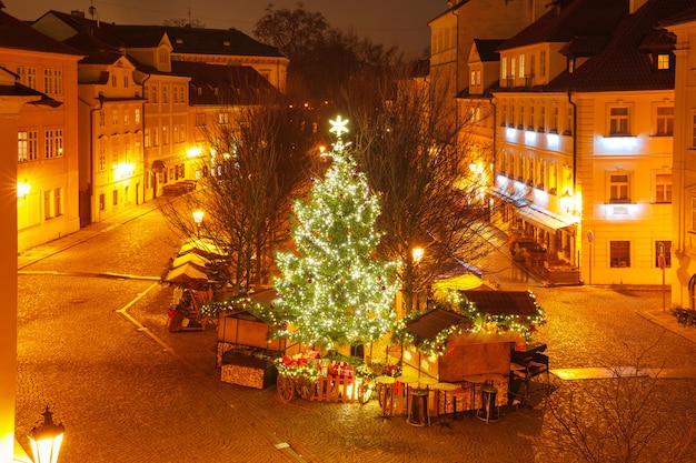 Cristmas Altstädter Ring in Prag, Tschechische Republik