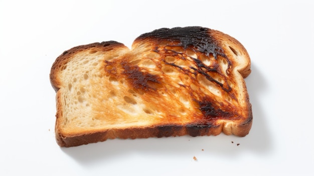 Crítica da cultura do consumidor Pão queimado na bancada branca