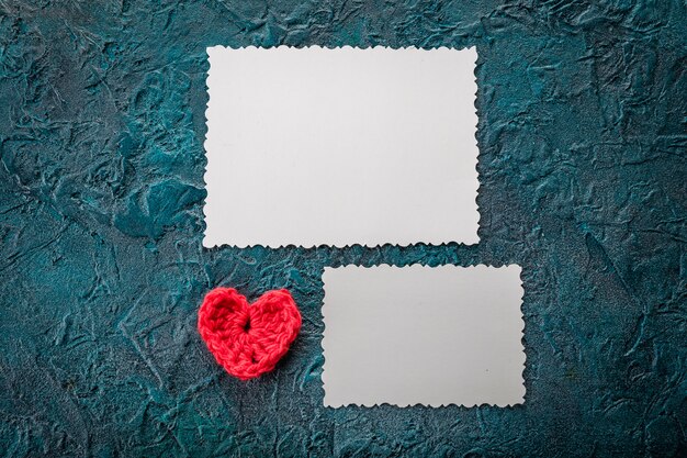 Crochet corazones de san valentín.